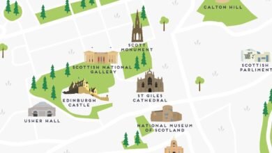 Map of Edinburgh
