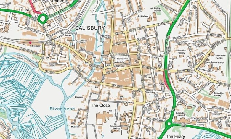 Google Map of Salisbury