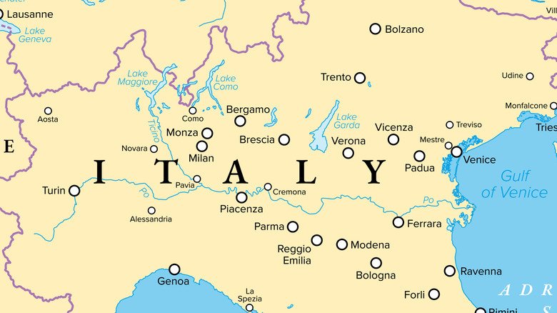 Map of Italy